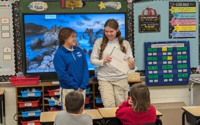 CJ Students Share Stories and Cultures with St. Helen’s Kindergarteners