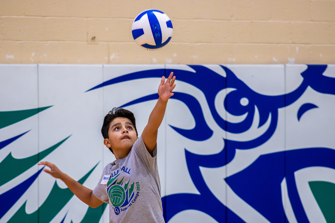 Boy Volleyball Camp